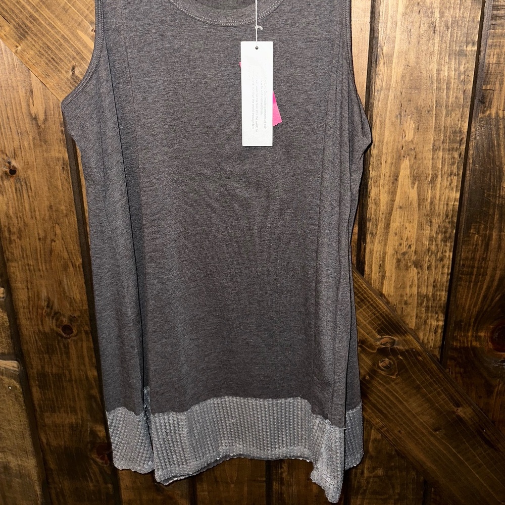 NEW Sequin Tunic Tank Top